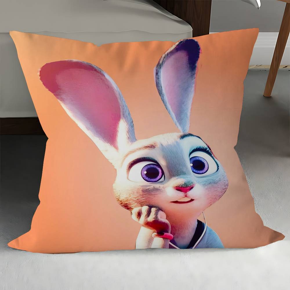 

Мультфильм Z-Зверополис Подушка Подарок Домашний Офис Украшение Подушка Спальня Диван Автомобиль Наволочка 18x18Inch