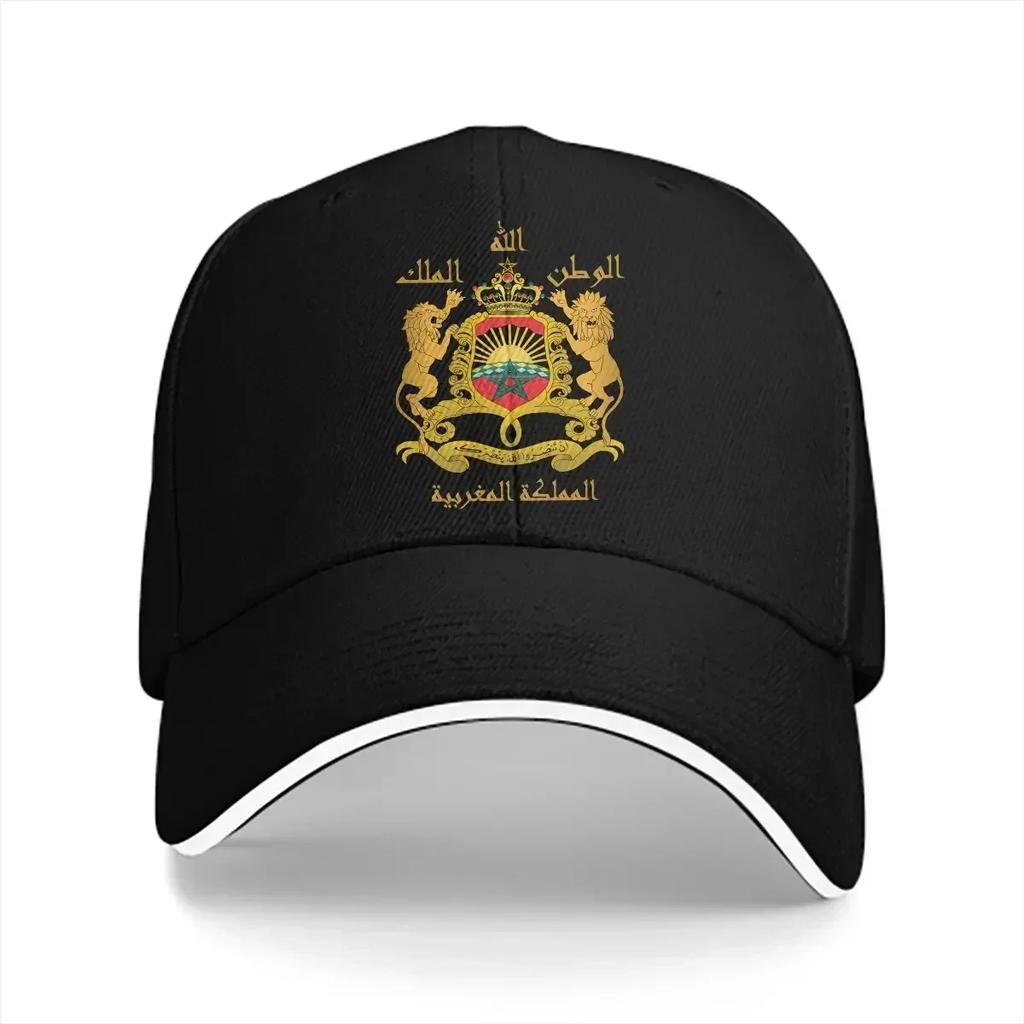 Pure Color Dad Hats Kingdom of Morocco Classic Unisexs Hat Sun Visor Baseball Caps Morocco Peaked Cap