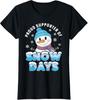 Proud Supporter of Snow Days Funny Winter Design Ladies' Crewneck T-Shirt