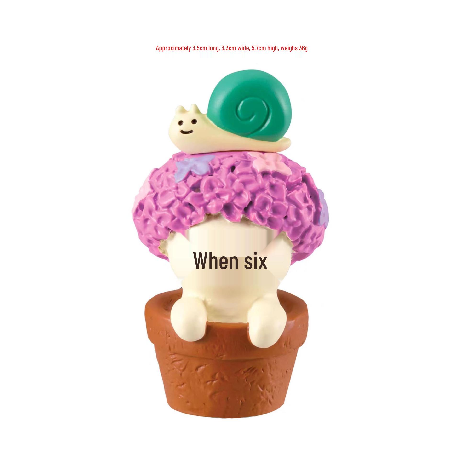 

Trendy Japanese Cat & Frog Bonsai Resin Craft Blind Box Ornament