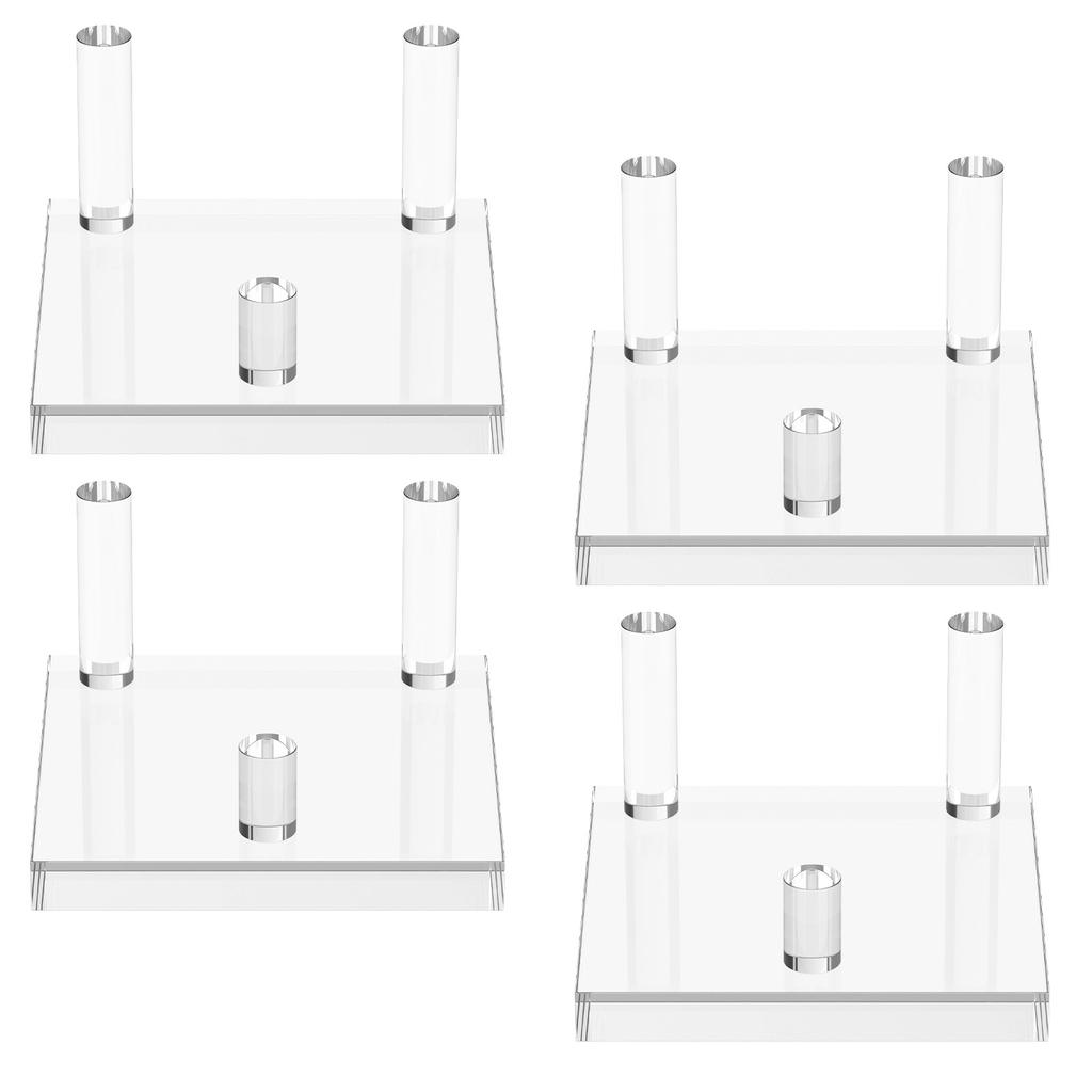 4 Stück Klare Acryl Kristall Displayständer Für Fossilien Edelsteine Korallen Geoden Muscheln Gestein Mineral Achat Kleine Sammlerstücke