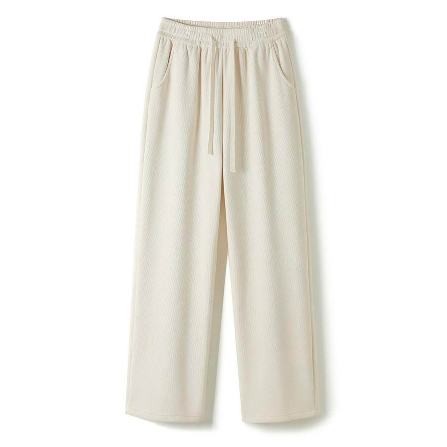 

Плюшевые брюки Женские Зимние Холодостойкие Прямые брюки Клейкие брюки Повседневные Широкие Осенне-зимние Женские Плюшевые брюки S бежевый