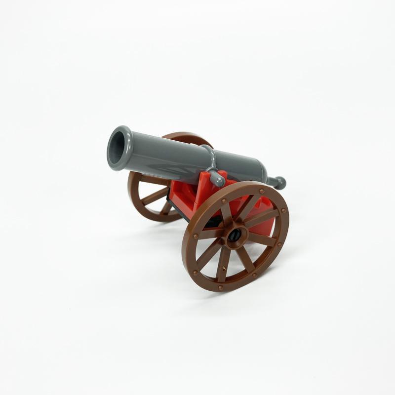 Puzzle Briques de Construction Assemblées Canon Arme Militaire Jouet en Plastique DIY Pièces Accessoires Éclaircissement Éducatif pour Enfants