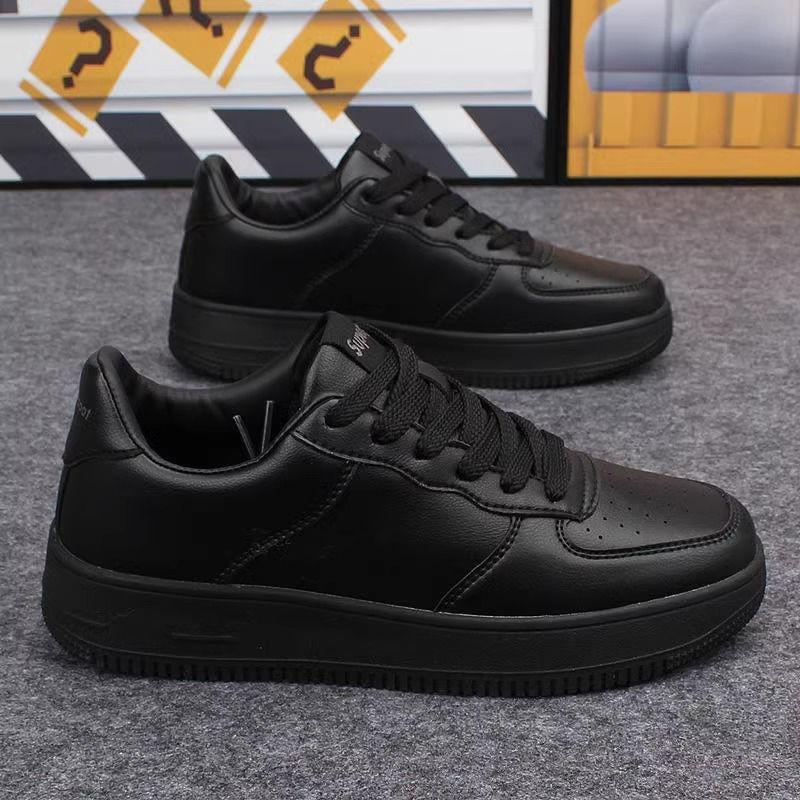 Prodyšné bílé plátěné tenisky pro muže a ženy - S tlustou podrážkou, ležérní, všestranné, jarní styl