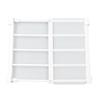 Tension Rod Shelf 14.2 Inch Width Nail Free Expandable Storage Rack for Cabinet Wardrobe 75 To
