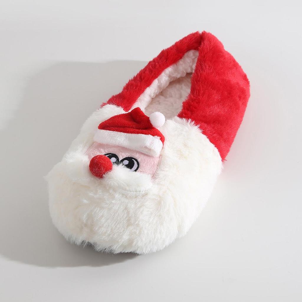 Cozy Santa Claus Non-Slip Winter Socks: Thickened, Velvet-Lined, Soft Sole for Autumn & Winter
