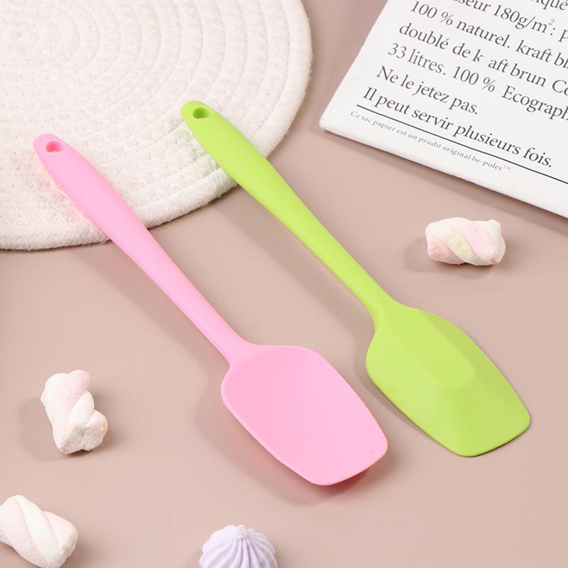 1Pc Silicone Cream Baking Scraper Thicken Cake Spatula Mixing Batter Scraper Non Stick Butter Mixer Kitchen Cooking Tool