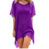 MAITA Costume da Bagno Donna Tassel Bikini Copricostume Kaftano Estivo Pareo Vestito da Spiaggia