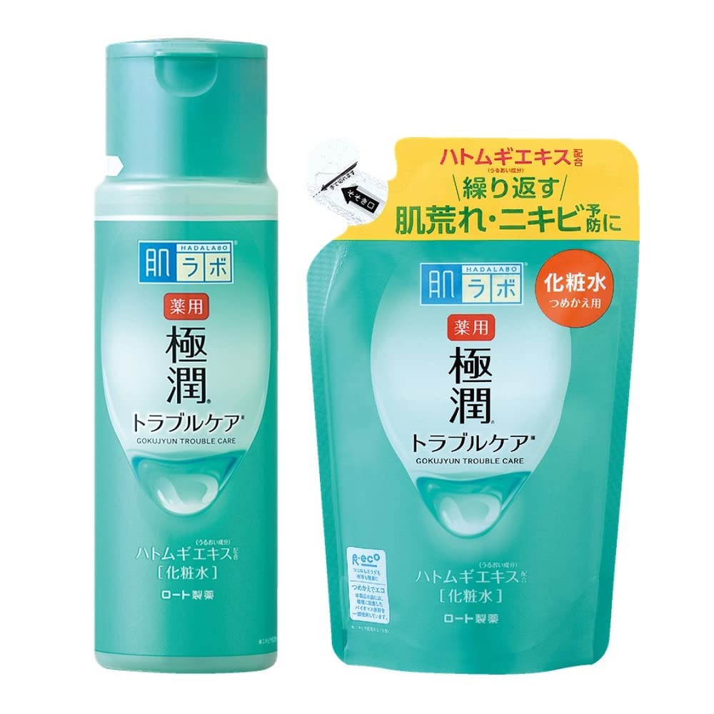 

Hada Labo Medicated Gokujyun Skin Conditioner 170mL + Refill 170mL (quasi-drug)