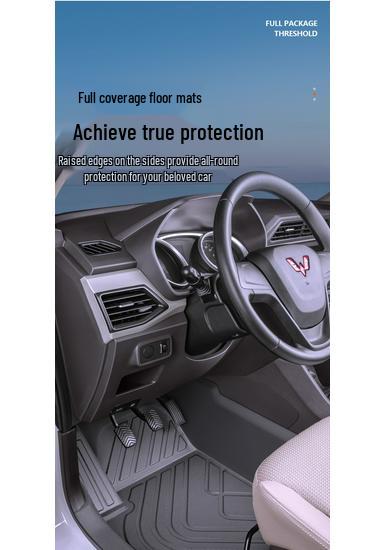 Full Coverage TPE Floor Mats for Wuling Hongguang S - 5 & 7-Seater Custom Fit
