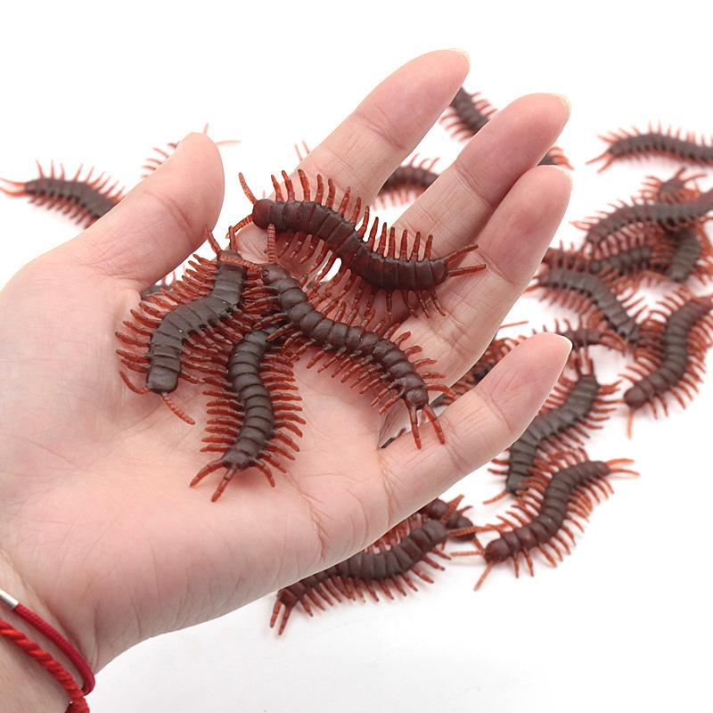 Spooky Holiday Gadget Plastic Cockroaches Joke Decoration Props Rubber Toy Gags Practical Jokes Playthings Plastic Bugs Cockroach