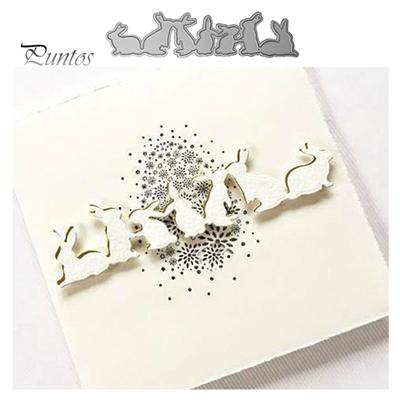 Coelho de Páscoa Coelho Corte Morre DIY Scrapbook Papel Cartões Decoração Estêncil Molde