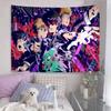 Mob Psycho Anime Tapestry Hippie Flower Wall Carpets Dorm Decor Wall Hanging Home Decor