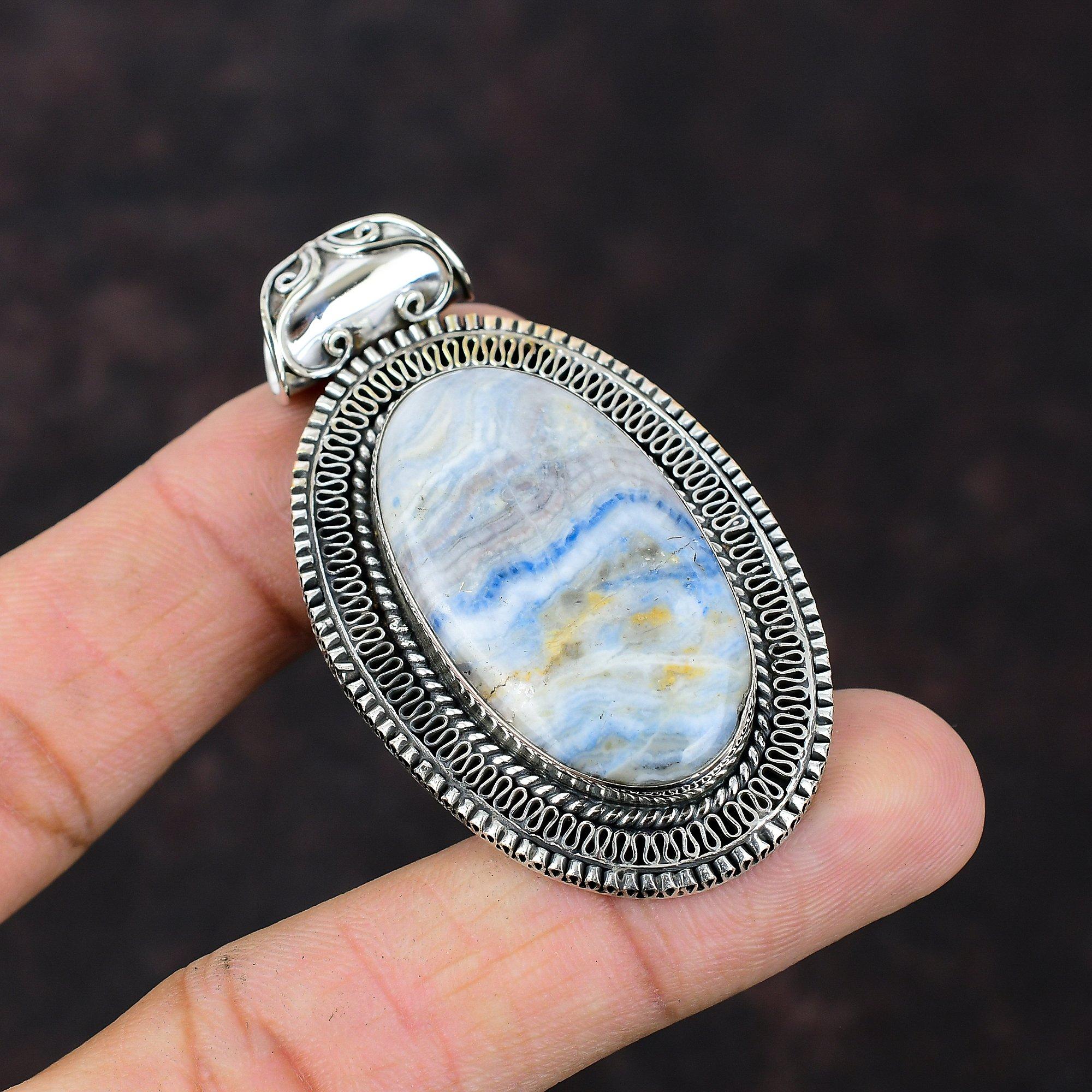 

Подвеска из синего шеелита, ювелирные изделия ручной работы, подвеска из стерлингового серебра 925 пробы, драгоценный камень, винтажный кулон, антикварные ювелирные изделия, подарок на помолвку, стильный кулон