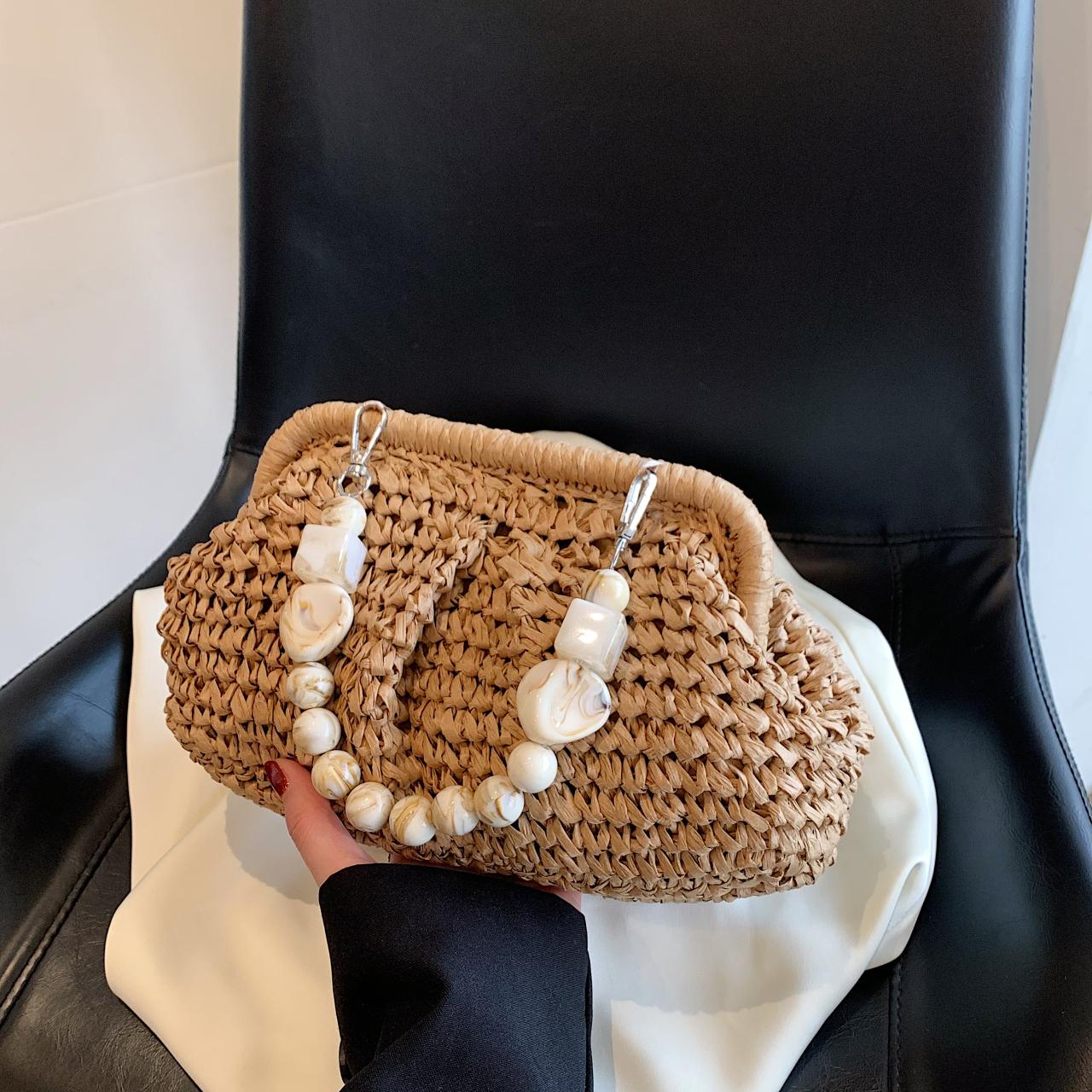 

Small Straw Underarm Bags for Women 2026 Summer Crossbody Bags Lady Travel Purses and Handbags Female Shoulder Bag хаки