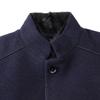 Yalu Men's Mid-Length Wool Blend Coat with Detachable Down Liner
