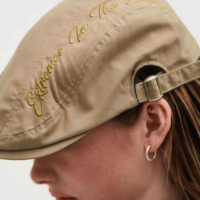 Embroidered Hunting Cap _ BEIGE