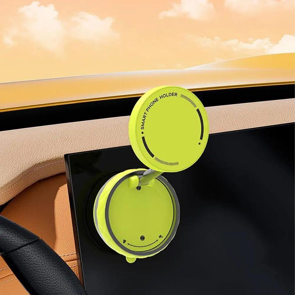 360°Rotation Vacuum Suction Cup Phone Holder Hands-Free Rotatable Phone Bracket  Multi Scene Use