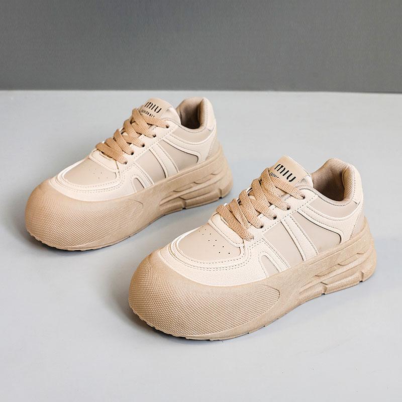 

Модные женские кроссовки на толстой подошве, простой дизайн, удобные кроссовки на шнуровке, модные повседневные кроссовки для бега и тенниса 40 хаки