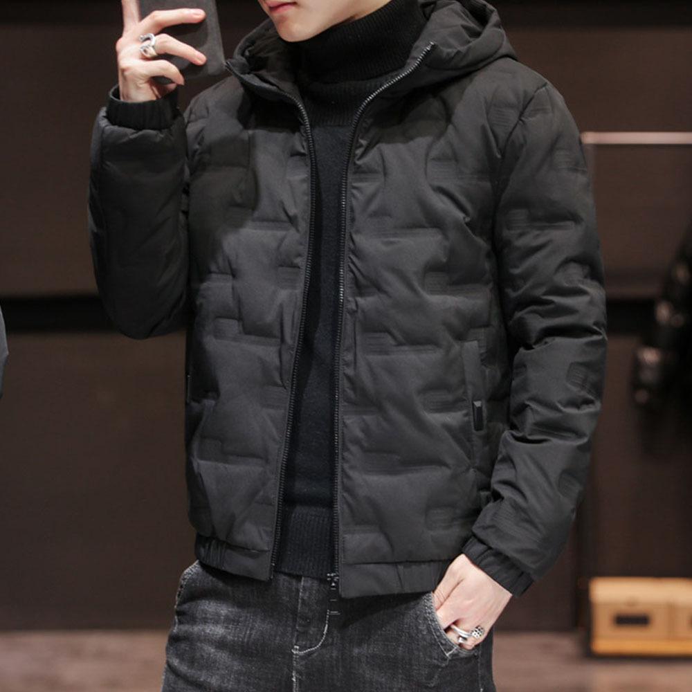 Men's Stand-up Collar Cotton Clothes, Thickened Warm Cotton Clothes, Jacket, Feather Army Clothes, Cotton Clothes.