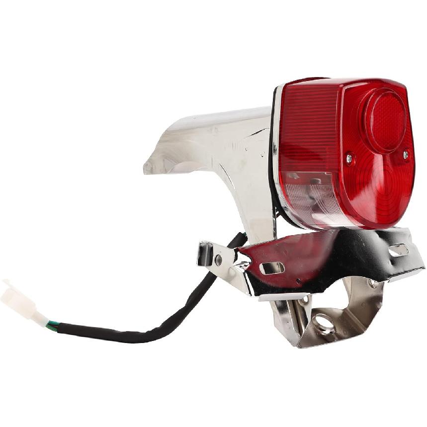 Motorcycle License Plate Mount, Motorcycle License Plate Light, Motorcycle Tail Light with License Plate 84701 098 000 Fit For DAX ST50 ST70 CT50