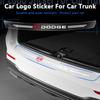 Transparent Car Trunk Badge Protective Sticker for Journey Caliber Challenger Charger Ram 1500 Stratus Dart Dakota Durango