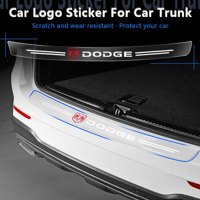 Transparenter Schutzaufkleber für Kofferraumemblem für Journey Caliber Challenger Charger Ram 1500 Stratus Dart Dakota Durango
