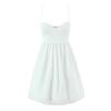 New European and American Women's Clothing French Sweet Embroidered Chest Bow Lace Strap Suspender Dress
