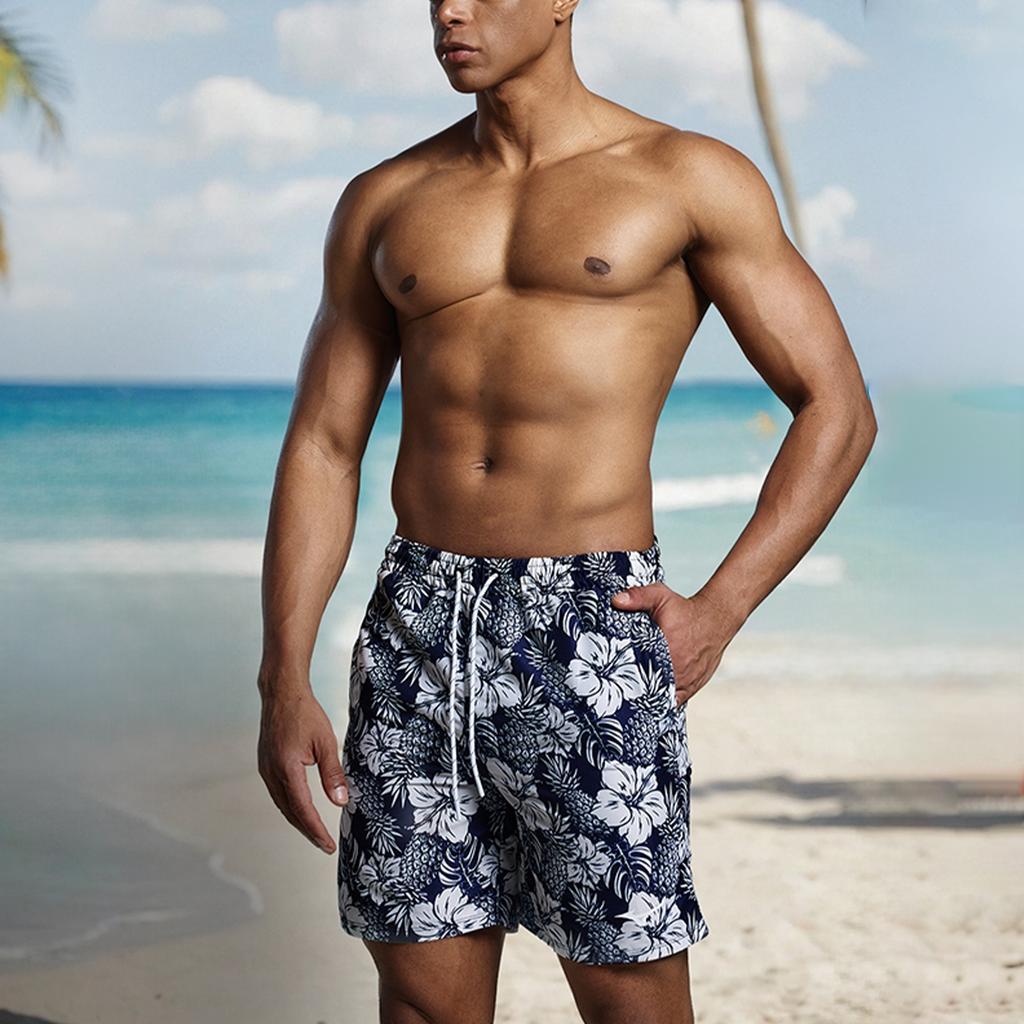 Mizuno Breathable Quick-Dry Lightweight Fashion Beach Shorts Men Shorts Black White N2CBC137