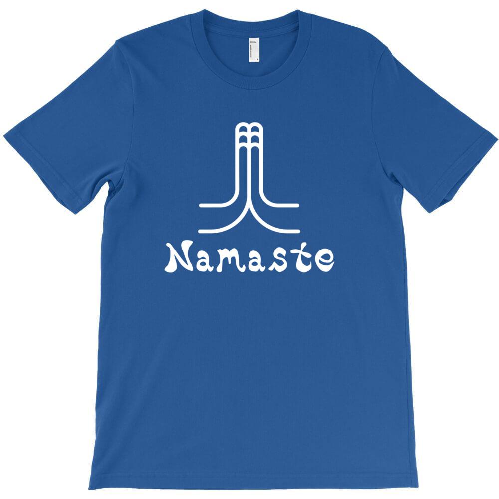 Namaste T-Shirt Druck Für Mann Kurzarm-T-Shirts Vor Baumwoll-Oberteile Kurzarm-T-Shirts Das