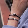 PIG & HEN (Women's) Easy Ed Bracelet - Black X Silver