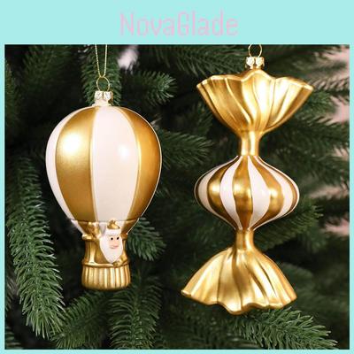 Christmas Santa Claus Ornaments With Plastic Material For Holiday Tree Decoration Scene Setup