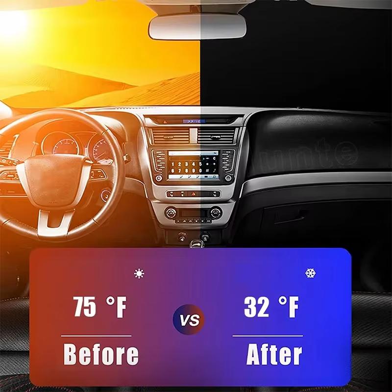 Car Windshield Sun Visor, Front Sun Visor, Windshield Sun Visor, Folding, Automatic UV Protection, Sun Visor, Car Accessories