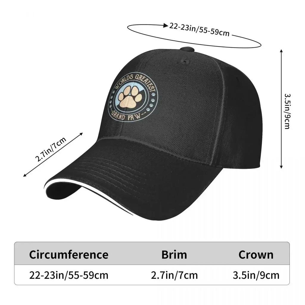 Paw Baseball Cap Brand Caps Adjustable Hats for Women Men's Autumn Spring Streetwear for Sun Protection