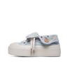 New thick-soled breathable canvas shoes in autumn, thin casual board shoes