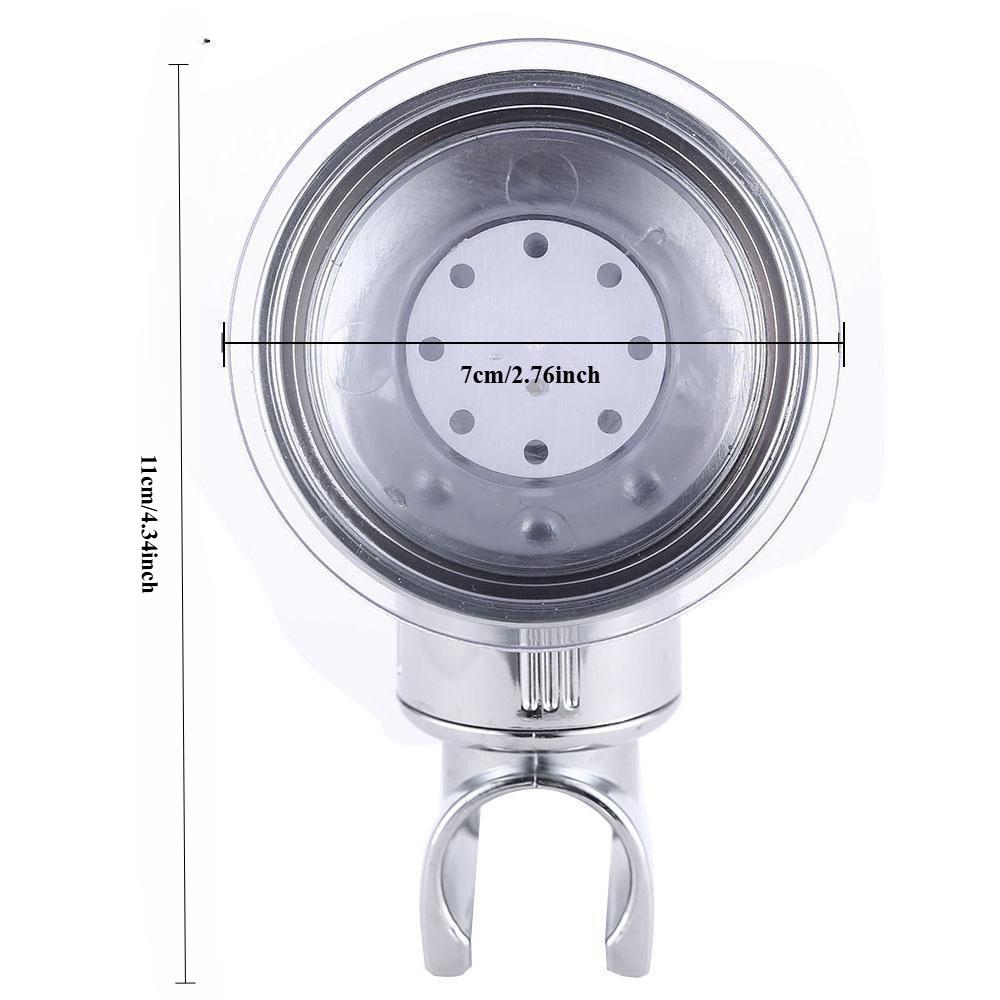 Soporte para cabezal de ducha para baño, fuerte ventosa de vacío, soporte de montaje en pared, soporte ajustable para cabezal de ducha de mano, accesorio de baño