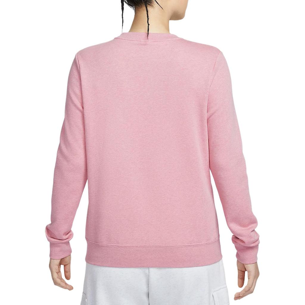 New Nike Sportswear Club SS25 Sweatshirt Women's Elemental Pink/Heather HJ0981-699