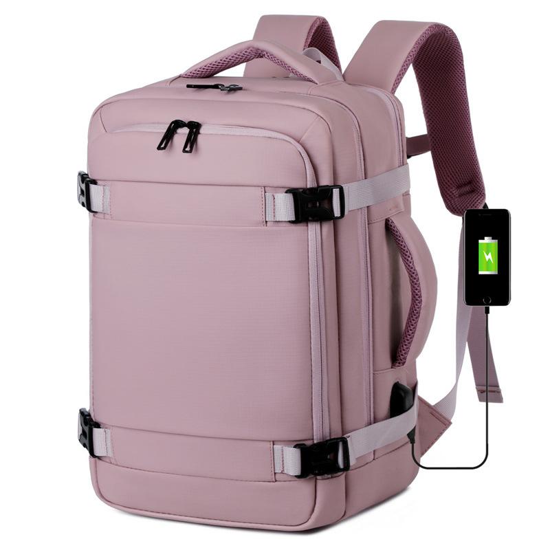 New Lightweight Load-reducing Backpacks Outdoor Travel Bag Teenager College Student Schoolbag Large Capacity Unisex Waterproof PU Computer Knapsacks