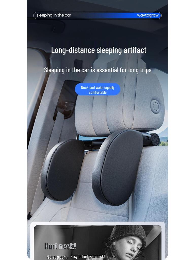 3D Memory Foam Kids' Car Neck Pillow - Universal Fit for All Seasons