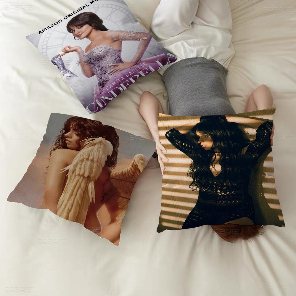 Singer C-camila C-cabello Cushion Cover Pillowcase Upholstery Sofa Throw Pillow Home Decor Pillowcas