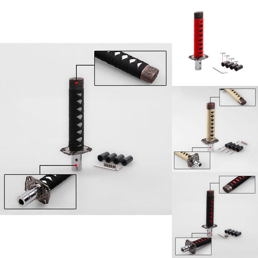 Elegante Universelle Samurai-Schwert-Schaltknauf Aus Hochwertigem Metall Mit 15cm Höhe