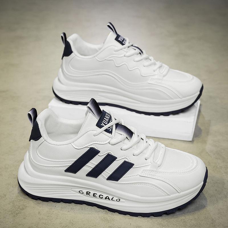 

Men s shoes 2025 autumn and winter new soft-soled leather comfortable sports shoes men s personality versatile casual platform dad shoes 44