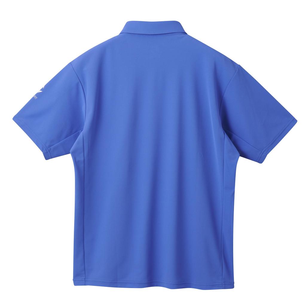 Move Sports Descente SUNSCREEN Mini Pique Short Sleeve Polo Shirt with Cooling and UV Protection Men's Function, Sweat-Wicking, Quick-Drying, Stretch,