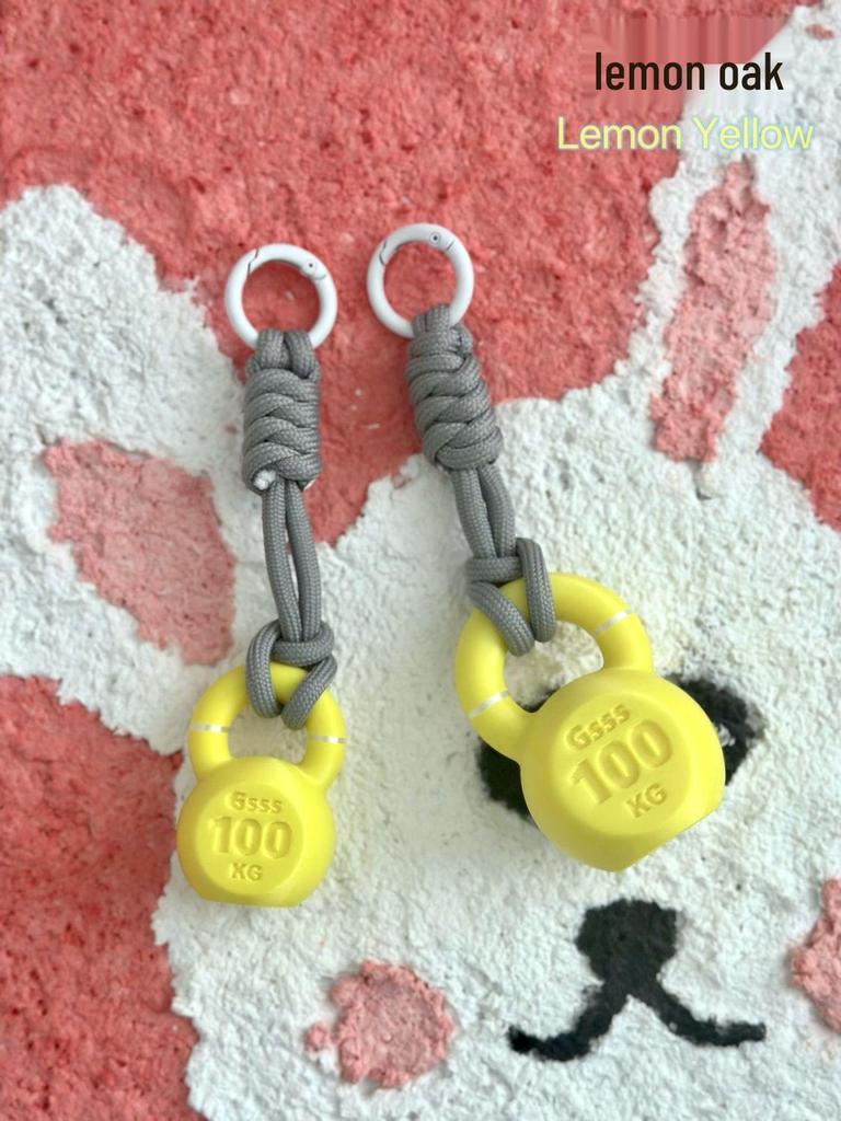 Lover 03 Kettlebell Accessories: 3D Fitness Keychain Bag Charm Pendant
