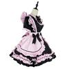 3Pcs Sweet Maid Outfit Women Anime Maid Costume Fancy Dress Cosplays Costume Maid Dress with Headwear Apron