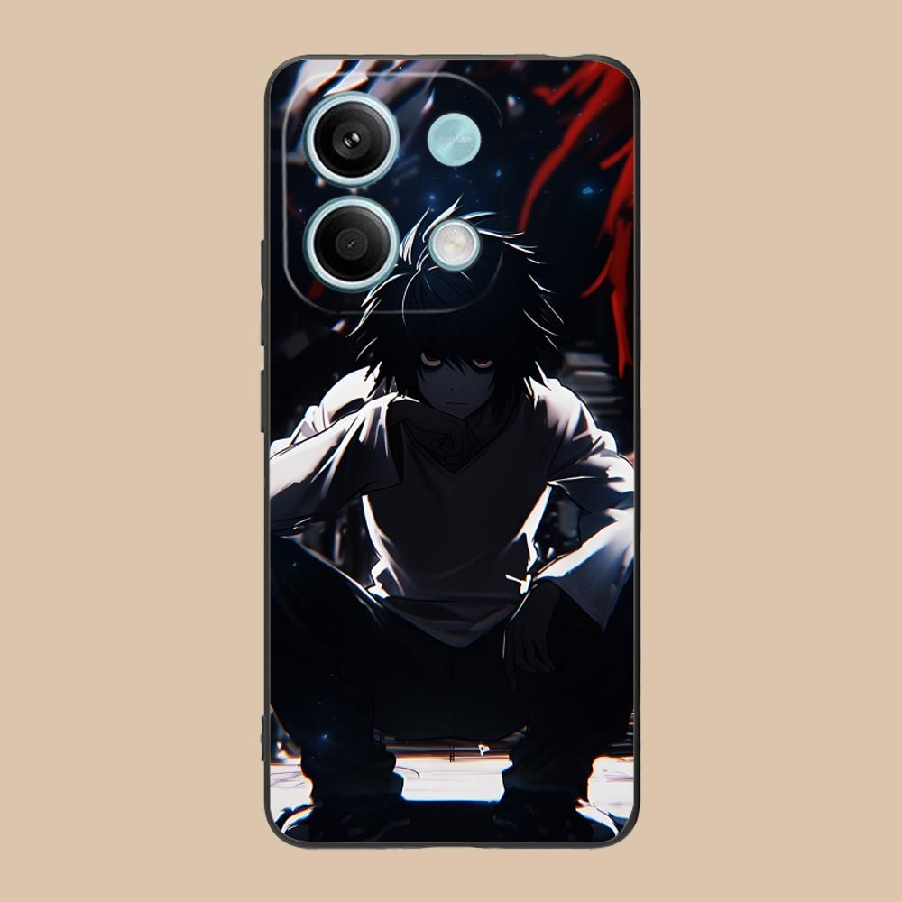 Death Note L Lawliet Mobile Phone Case for Xiaomi 15 14 13 12 Mi 11 T Ultra Lite Pro S X 5G Colorful Printing Cover Cover Pretty