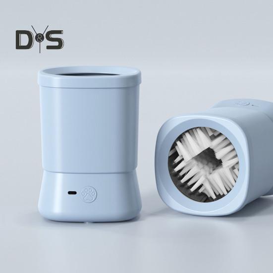 Automatic Dog Paw Cleaner USB Rechargeable Dog Paw Washing Cup Silicone Muddy Foot Cleaning Machine for Small Medium Large Cats Dogs