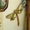 Vintage Forest Decorative Mirrors Dragonfly Swallow Wall Hanging Wall Decoration Light Luxury Home Decoration European Style New