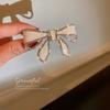 Fashion Pearl Diamond Bow Hairpin Spring Clip Internet Celebrity Temperament Hair Accessories Women