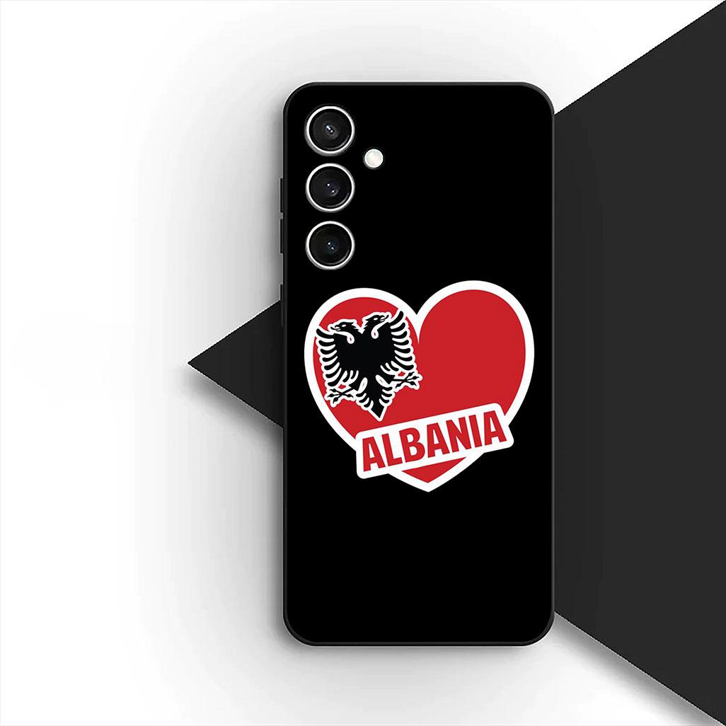 

Soft Cover for Xiaomi Redmi Note 12 11 10 A3 Pro 10A 10C 12C Note12 5G 4G Casing Phone Case Albania Love Albanians Flag Redmi 10C